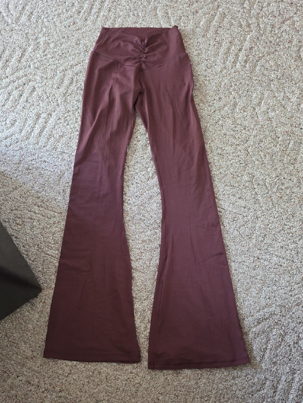 Aerie Offline Medium Long Inseam Rouched Flare Leggings